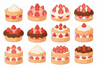 Scuba diving fins collection with transparent background