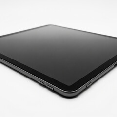 Tablet Stock Photo - Monochrome Product Shot on White