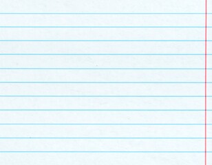 Lined Paper Texture, Close-Up View