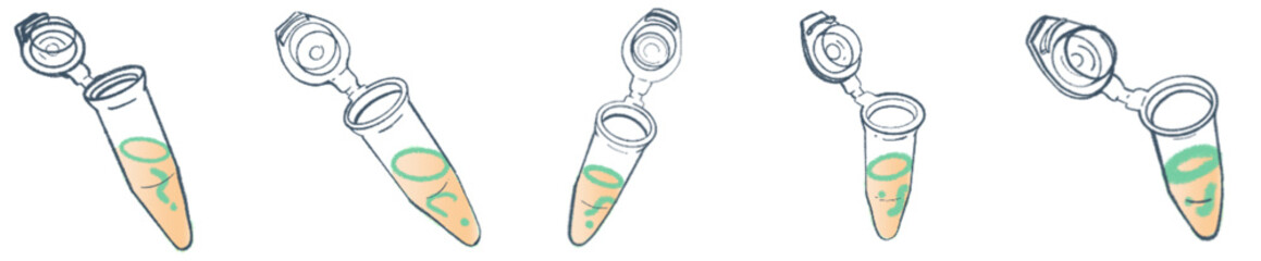 Microcentrifuge Tube PNG Illustration for Science and Laboratory Design