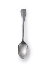アンティークスプーン 白背景　Antique Spoon on White Background
