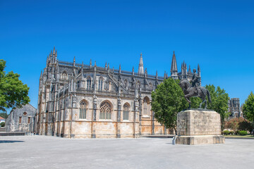 Church and monastery in Batalha Portugal