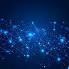 Abstract Network Connection, Digital Background (1)