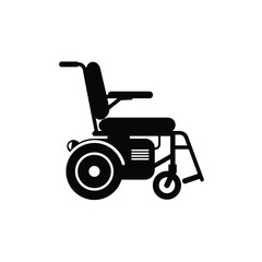 Black wheelchair icon mobility assistance