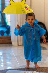 Going for a rainy walk