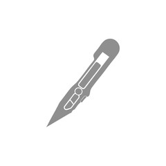 Utility Knife Icon A Sharp Tool Illustration