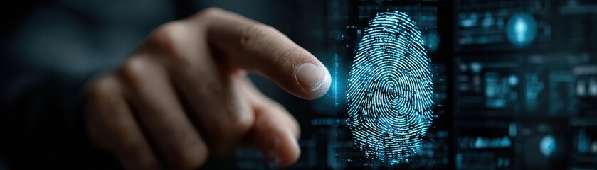 Secure Remote Access Technology with Fingerprint Verification and Digital Interface for Authentication Process