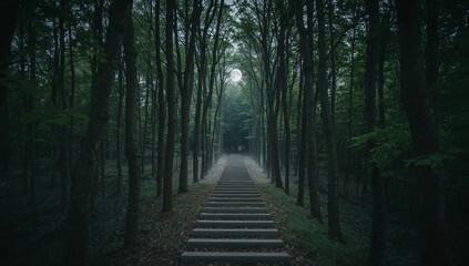 Obraz premium path in the woods