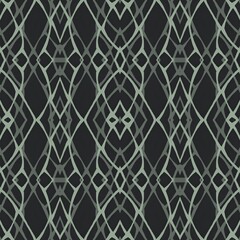 Naklejka premium Close-up view of a metal chain link fence pattern