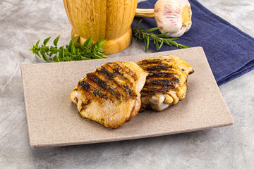 Two Tasty grilled chicken thighs