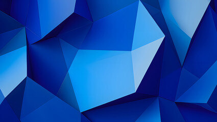 Abstract Blue Polygon Background Modern Geometric Design