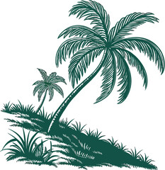 palm tree silhouette