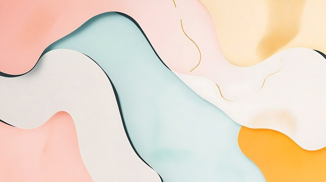 Abstract Liquid Shapes