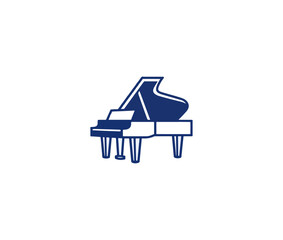 Piano illustration graphic design