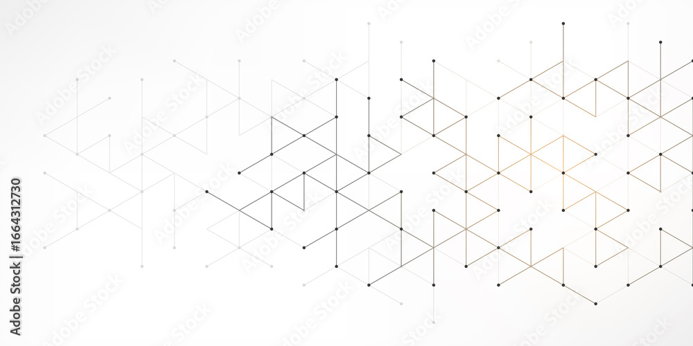 Wall mural abstract background with a geometric pattern of triangle shapes. graphic design element