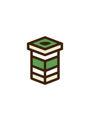 Geometric structure icon