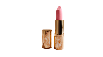Luxury Lipstick with Cap, isolated on transparent background