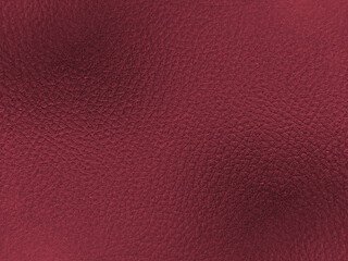 Close-Up of Red Textured Leather Surface