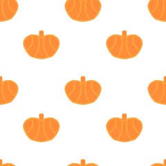 seamless pattern with pumpkins. Halloween pattern in autumn. Pumpkins for Halloween background.