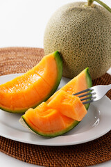 赤肉メロン 北海道富良野産　Red Melon from Furano Hokkaido