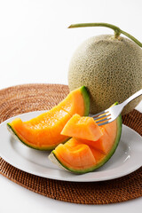 赤肉メロン 北海道富良野産　Red Melon from Furano Hokkaido