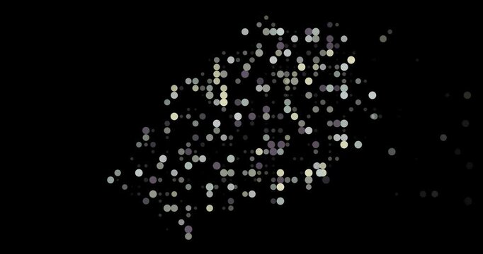 Modern generative design of Saint Helena map