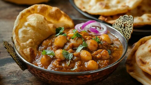 chole bhature, indian recipe, orbit video