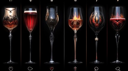 Elegant Crystal Glassware Collection