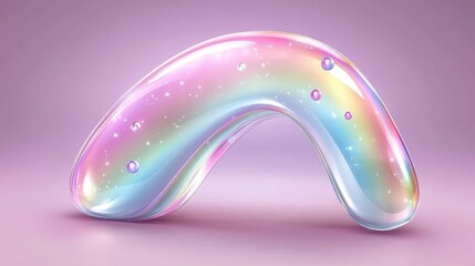 Rainbow Glass Abstract Art