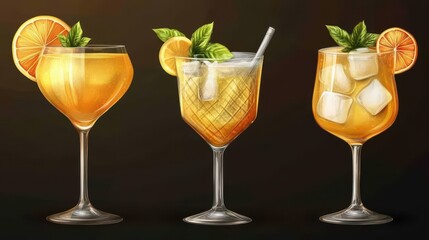 Citrus Cocktails: Orange & Mint