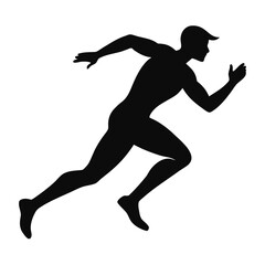 running man silhouette