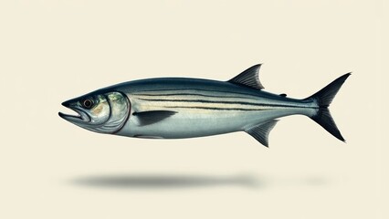 fish on white background