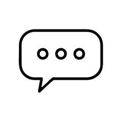 Naklejka premium Chat Or Messaging Speech Bubble Icons