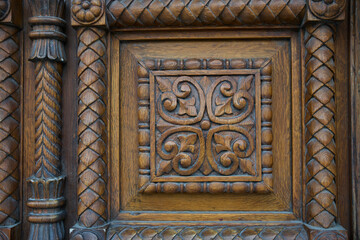 old wooden door