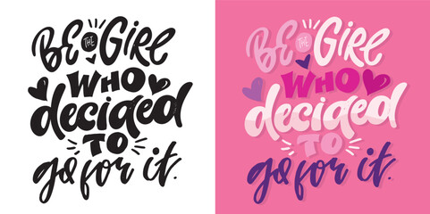 Cute hand drawn doodle lettering quote. Lettering for t-shirt design, mug print, bag print, clothes fashion. 100% hand drawn vector image.