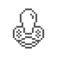 Fototapeta premium baby pacifier cute pixel art