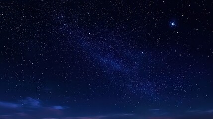 Obraz premium Starry Night Sky Panorama