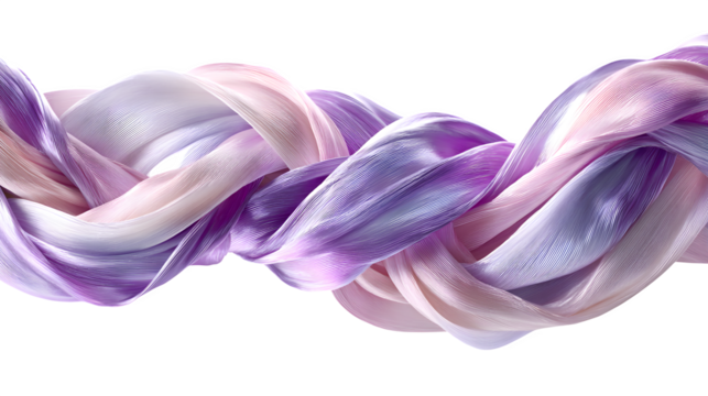 Graceful pastel fabric swirls with delicate texture, creating an elegant abstract flow.