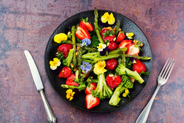 Healthy salad plate.