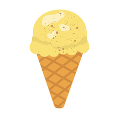 アイスクリーム　イラスト
