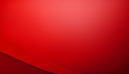 Obraz premium Red minimalist background with soft, subtle gradients, clean and elegant