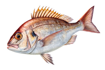 Obraz premium fish on a white background