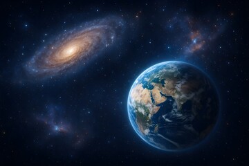 Obraz premium earth and universe