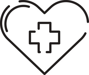 Obraz premium Emergency Services Vector Icon Set | Adjustable Line Weight | Police, doctor, firefighter, ambulance, siren, megaphone, rescue, stretcher, badge, helicopter, first aid icons