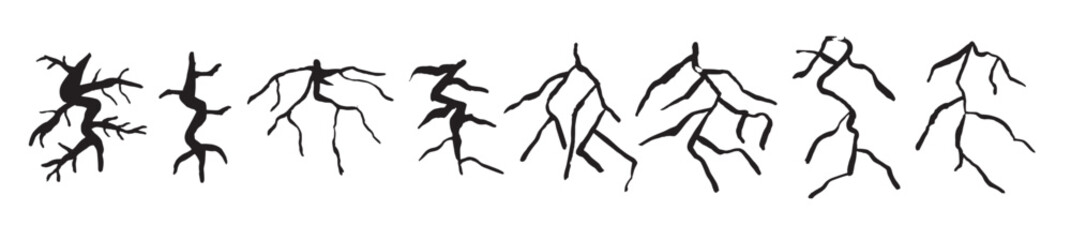 Hand-Drawn Cracks Transformed into Cartoon Vectors