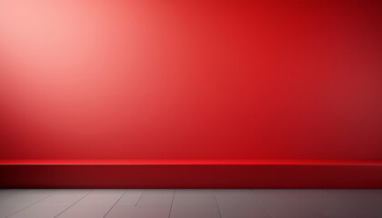 Red minimalist background with soft, subtle gradients, clean and elegant