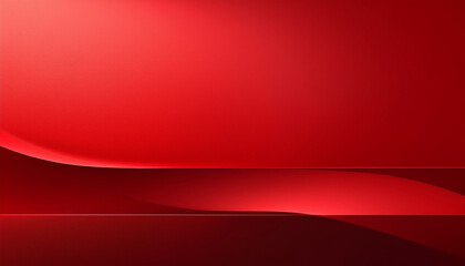 Red minimalist background with soft, subtle gradients, clean and elegant