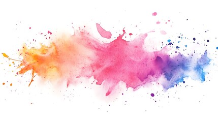 Fototapeta premium Abstract watercolor splash art (2)