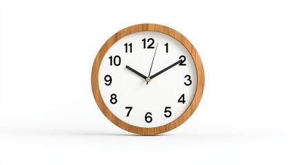 An iconic representation of time passage featuring classic circular clock face with bold distinct numerals marking the hours and hands sweeping across the dial to track moments