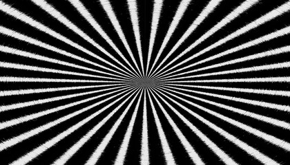 Black and White Radial Sunburst Burst Rays Abstract Retro Background Graphic Design